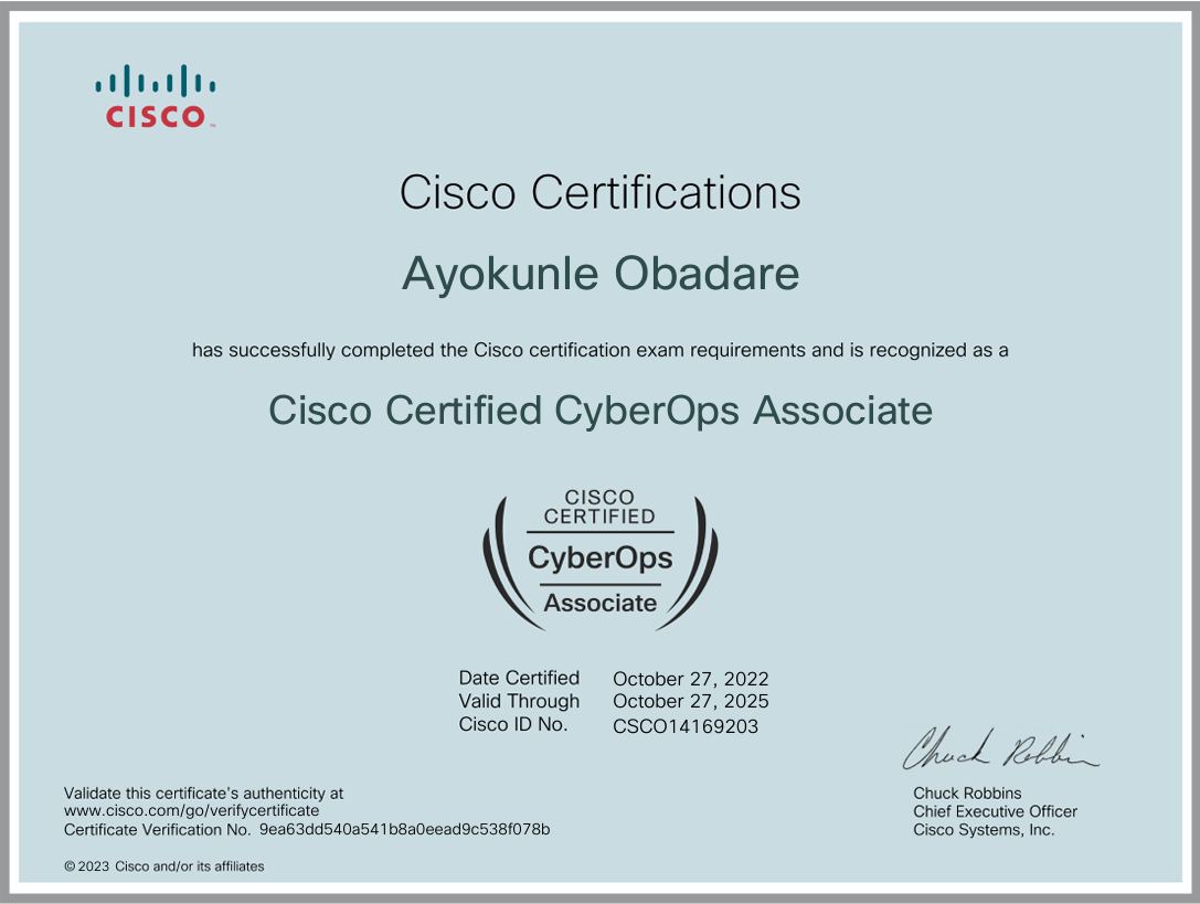 Cisco CyberOps
